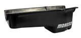 Moroso 1986+ Chevrolet Small Block (w/Passenger Side Dipstick) Wet Sump 5qt 7.5in Steel Oil Pan- Blk thumbnail 8