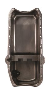 Moroso Pre-80 Chevrolet Small Block (w/Driver Side Dipstick) Wet Sump 6qt 8.25in Steel Oil Pan - Blk thumbnail 3