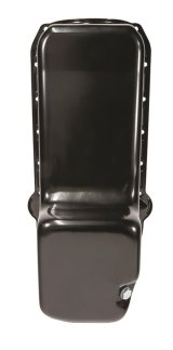 Moroso Pre-80 Chevrolet Small Block (w/Driver Side Dipstick) Wet Sump 6qt 8.25in Steel Oil Pan - Blk thumbnail 4