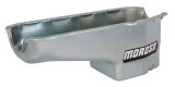 Moroso Pre-80 Chevrolet Small Block (w/Driver Side Dipstick) Wet Sump 6qt 8.25in Steel Oil Pan - Blk thumbnail 6