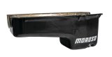 Moroso Pre-80 Chevrolet Small Block (w/Driver Side Dipstick) Wet Sump 6qt 8.25in Steel Oil Pan - Blk thumbnail 9