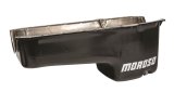 Moroso 80-85 Chevrolet SBC (w/Passenger Side Dipstick) Wet Sump 6qt 8.25in Steel Oil Pan - Blk thumbnail 1