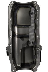 Moroso 86-Up Chevrolet SBC (w/Passenger Side Dipstick) Wet Sump 5.5qt 7.5in Steel Oil Pan - Black thumbnail 3
