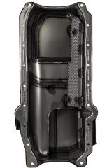 Moroso 86-Up Chevrolet SBC (w/Passenger Side Dipstick) Wet Sump 5.5qt 7.5in Steel Oil Pan - Black thumbnail 9
