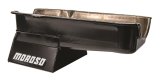 Moroso Pre-80 Chevrolet SBC (w/Driver Side Dipstick) Wet Sump 7qt 8.25in Steel Oil Pan - Black thumbnail 2