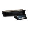 Moroso Pre-80 Chevrolet SBC (w/Driver Side Dipstick) Wet Sump 7qt 8.25in Steel Oil Pan - Black thumbnail 7