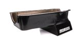 Moroso Pre-80 Chevrolet SBC (w/Driver Side Dipstick) Wet Sump 7qt 8.25in Steel Oil Pan - Black thumbnail 8