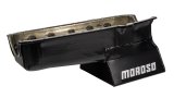 Moroso Pre-80 Chevrolet Small Block (w/Driver Side Dipstick) Wet Sump 7qt 8.25in Steel Oil Pan -Blk thumbnail 6