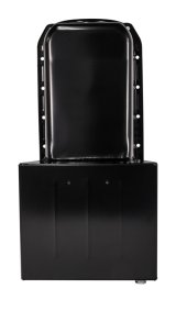 Moroso Pre-80 Chevrolet Small Block (w/Driver Side Dipstick) Wet Sump 7qt 8.25in Steel Oil Pan -Blk thumbnail 8
