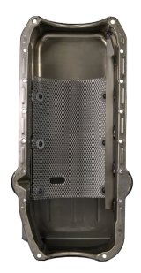 Moroso Pre-80 Chevrolet Small Block (w/Driver Side Dipstick) Wet Sump 7qt 8.25in Steel Oil Pan -Blk thumbnail 9
