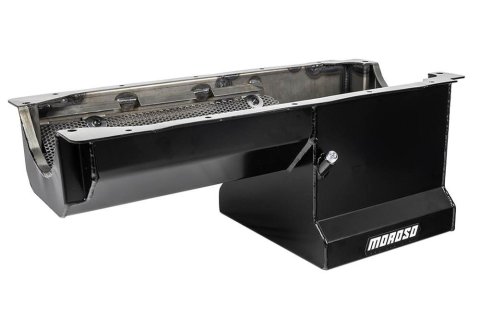 Moroso Dart/Rocket Small Block (May Require Cross-Member Mod) Wet Sump 7qt 8.25in Steel Oil Pan