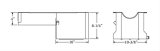Moroso Dart/Rocket Small Block (May Require Cross-Member Mod) Wet Sump 7qt 8.25in Steel Oil Pan thumbnail 3