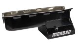 Moroso Pre-85 Chevrolet Small Block (w/Driver Side Dipstick) Wet Sump 7qt 8.25in Steel Oil Pan - Blk thumbnail 1