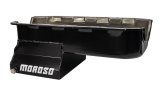 Moroso Pre-85 Chevrolet Small Block (w/Driver Side Dipstick) Wet Sump 7qt 8.25in Steel Oil Pan - Blk thumbnail 2