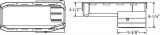 Moroso Pre-85 Chevrolet SBC (w/2 Piece Rear Main Seal) Wet Sump 7qt 8.25in Steel Oil Pan - Black thumbnail 3