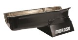 Moroso 80-85 Chevrolet SBC (w/Passenger Side Dipstick) Wet Sump 7qt 8.25in Steel Oil Pan - Black thumbnail 2