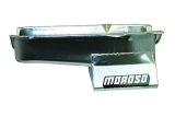 Moroso 80-85 Chevrolet SBC (w/Passenger Side Dipstick) Wet Sump 7qt 8.25in Steel Oil Pan - Black thumbnail 7