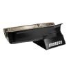 Moroso 80-85 Chevrolet SBC (w/Passenger Side Dipstick) Wet Sump 7qt 8.25in Steel Oil Pan - Black thumbnail 8