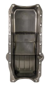 Moroso 86-Up Chevrolet Small Block (w/1 Piece Rear Main Seal) Wet Sump 6qt 9in Steel Oil Pan - Black thumbnail 4