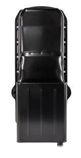 Moroso 86-Up Chevrolet Small Block (w/1 Piece Rear Main Seal) Wet Sump 6qt 9in Steel Oil Pan - Black thumbnail 5