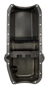 Moroso Pre-85 Chevrolet Small Block (w/Driver Side Dipstick) Wet Sump 6qt 8.25in Steel Oil Pan - Blk thumbnail 3