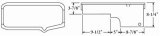 Moroso Pre-85 Chevrolet Small Block (w/Driver Side Dipstick) Wet Sump 6qt 8.25in Steel Oil Pan - Blk thumbnail 5