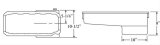 Moroso Chevrolet Big Block Mark IV Kicked Out Wet Sump 6qt 8in Steel Oil Pan thumbnail 3