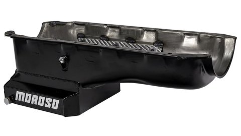 Moroso Chevrolet Big Block Mark IV Kicked Out Wet Sump 6qt 8in Steel Oil Pan