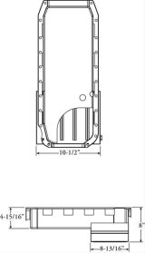 Moroso Chevrolet Big Block Mark IV Stroker Wet Sump 6qt 8in Steel Oil Pan thumbnail 5
