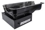Moroso Ford 351W (w/Front Sump) Kicked Out Road Race Baffled 9qt 8in Steel Oil Pan thumbnail 1
