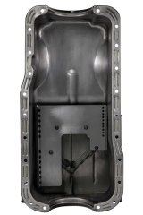 Moroso Ford 289-302 (w/Front Sump) Kicked Out Road Race Baffled 9qt 8in Steel Oil Pan thumbnail 3