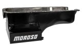Moroso Ford 351W (w/Front Sump) Kicked Out Wet Sump 7qt 8in Steel Oil Pan thumbnail 2