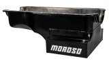 Moroso Ford 351W (w/Front Sump) Kicked Out Wet Sump 7qt 8in Steel Oil Pan thumbnail 7