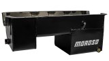 Moroso Ford 351W (w/Rear Sump & Billet End Seals) Extra Deep Wet Sump 7qt 9in Steel Oil Pan thumbnail 7