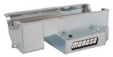 Moroso Ford 351W (w/Rear Sump) Kicked Out Circle Track Baffled Wet Sump 9qt 7.5in Steel Oil Pan thumbnail 6
