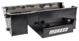Moroso Ford 351W (w/Rear Sump) Kicked Out Circle Track Baffled Wet Sump 9qt 7.5in Steel Oil Pan thumbnail 8
