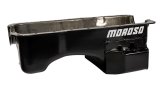 Moroso Ford 289-302 (w/Rear Sump) Kicked Out Road Race Baffled Wet Sump 7qt 7.5in Steel Oil Pan thumbnail 1