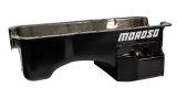 Moroso Ford 289-302 (w/Rear Sump) Kicked Out Road Race Baffled Wet Sump 7qt 7.5in Steel Oil Pan thumbnail 7