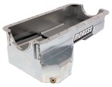 Moroso Ford 351W (w/Rear Sump & Billet End Seals) Road Race Baffled Wet Sump 7qt 7.5in Steel Oil Pan thumbnail 2
