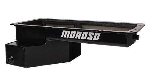 Moroso Ford 5.0 Coyote (w/Rear Sump) Road Race Baffled Wet Sump 9qt 6-5/8in Steel Oil Pan thumbnail 2