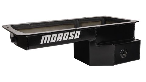 Moroso Ford 5.0 Coyote (w/Rear Sump) Road Race Baffled Wet Sump 9qt 6-5/8in Steel Oil Pan thumbnail 7