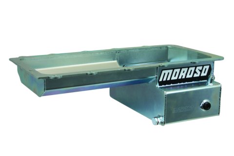 Moroso Ford 5.0 Coyote (w/Front Sump) Road Race Baffled Wet Sump 7qt 6.25in Steel Oil Pan thumbnail 5