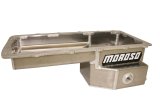 Moroso Ford 5.0 Coyote (w/Rear Sump) Drag Race Baffled Wet Sump 9qt Aluminum Oil Pan thumbnail 2