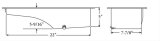 Moroso Ford 352-428 FE Stock (w/Front Sump) Wet Sump 5qt 5in Steel Oil Pan thumbnail 3