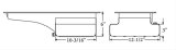 Moroso Ford 352-428 FE (w/Front Sump) Kicked Out Wet Sump 8qt 6in Steel Oil Pan thumbnail 3