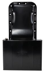 Moroso Ford 352-428 FE (w/Front Sump) Kicked Out Road Race Baffled 8qt 6in Steel Oil Pan thumbnail 4