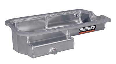 Moroso Honda 2.2/2.3L H Series Prelude Kicked Out Drag Race Baffled 5.5qt 5-3/8in Aluminum Oil Pan thumbnail 2