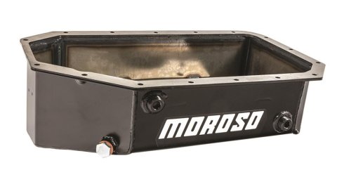 Moroso Acura/Honda K Series Swap Road Race Baffled Extra Capacity 5.5in Steel Oil Pan thumbnail 3