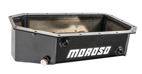 Moroso Acura/Honda K Series Swap Road Race Baffled Extra Capacity 5.5in Steel Oil Pan thumbnail 8