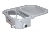 Moroso Mazda 13B Rotary (w/Front Sump) Drag Race Baffled Wet Sump 6.25qt 4in Aluminum Oil Pan thumbnail 2